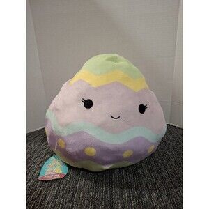Squishmallows Edie Easter Egg 12" Stuffed Plush Edie Pastel Easter Egg